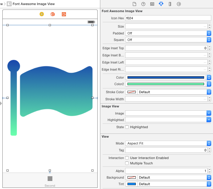 screenshot Interface Builder